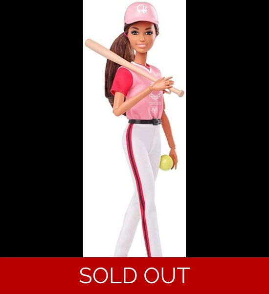 Barbie Softball Olympic Doll W/Accessories